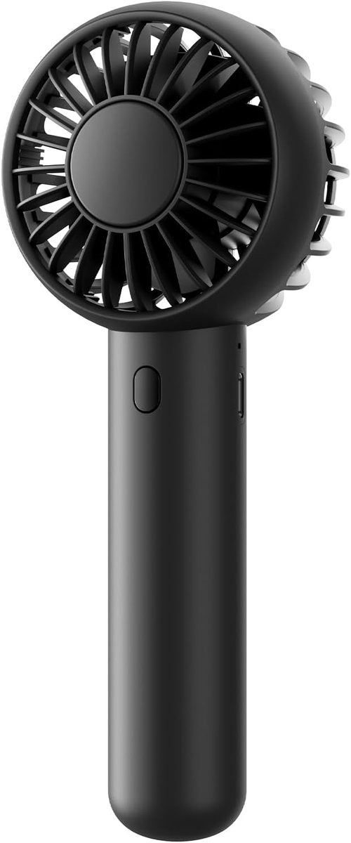 Gaiatop Mini Portable Fan - Powerful 3-Speed Handheld & Desktop Design | Lightweight USB Rechargeable, Black