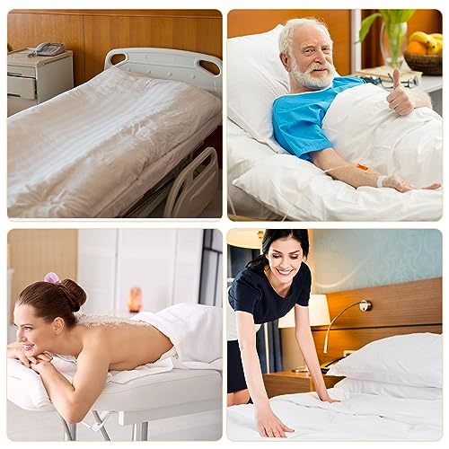 Preboun 20 Pack Fitted Sheets Twin Bulk with Pocket Elastic Corners,