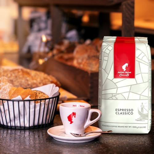 Crema Espresso Classico Coffee Beans - Medium Roast, 1kg, Arabica & Robusta Blend