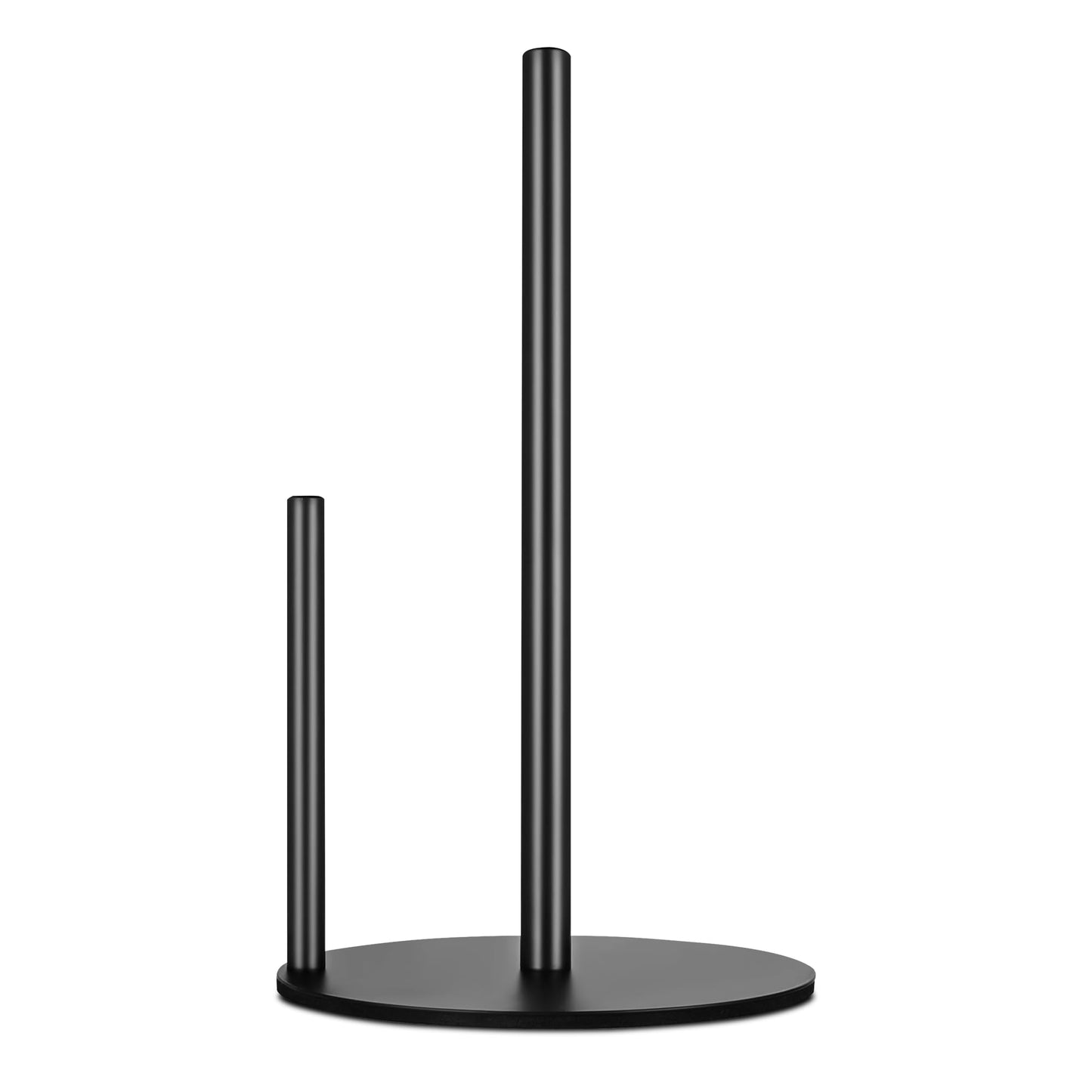 Paper Towel Holder Countertop, Paper Towel Holder Black, Stainless Steel Paper Towel Holders for Standard and Large Size Paper Rolls