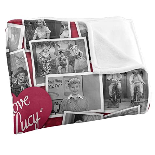Trevco I Love Lucy Time After Silky Touch Super Soft Throw Blanket 36"