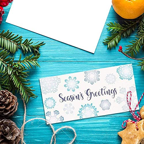 Snowflake Winter Money Envelope Pack — 36 Gift Card & Cash Holders with Elegant Design