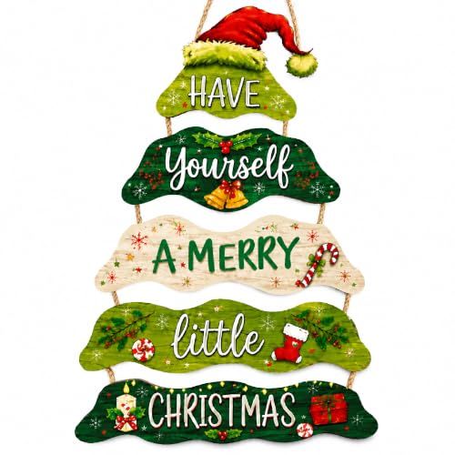 Christmas Decorations - Have Yourself A Merry Little Wooden Sign