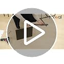 Fixwal 41 Inch Black Nightstand with Charging Station & 3 Drawers, RGB LED