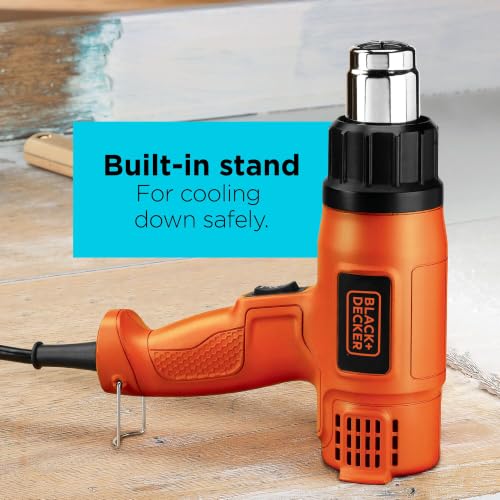 Black & Decker Heat Gun for Crafts - Dual Temperature Corded 1000°F, 1350W - One Size