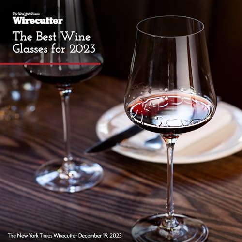 Gabriel-Glas StandArt Crystal Wine Glasses Set of 2 – Premium Lead-Free 16 oz for Red & White Wine