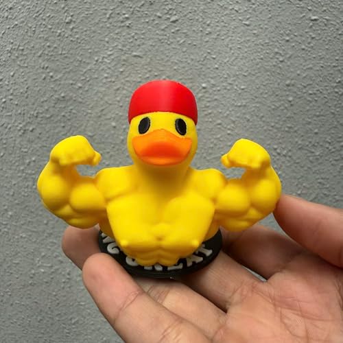 SpeakerMan Flex-mas Display Muscle Duck Christmas Ornament for Jeep Dashboard