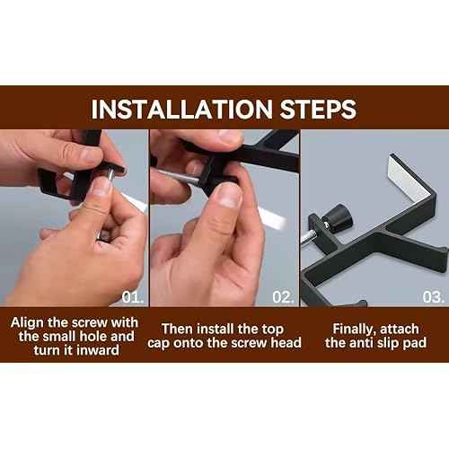 Christmas Stockings Holder Hanger,Metal Hooks for Hanging Christmas Stockings,Stocking Holders for Mantle for Christmas?Decorations (2 Black, 2)