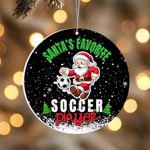 Soccer Ornament 2025, Soccer Ornaments for Christmas Tree, Soccer Ball Ornament, Soccer Christmas Ornaments for Boys and Girls, Soccer Gifts, Soccer Gifts for Boys 8-12