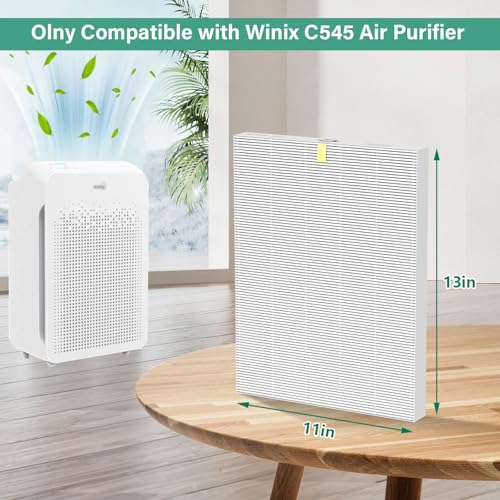 HEPA Replacement Filter for Winix C545 Air Purifier - 4 Pack