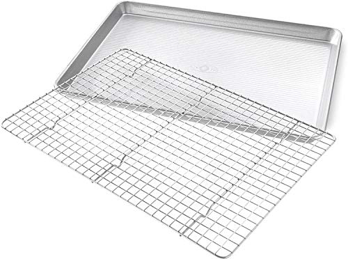 USA Pan Extra Large Sheet Baking Pan & Cooling Rack Set Pack of 1