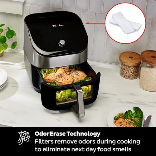 Instant Pot Vortex Plus 6 Qt 6-in-1 Air Fryer with Odor Erase Tech - Black, 6 Quart