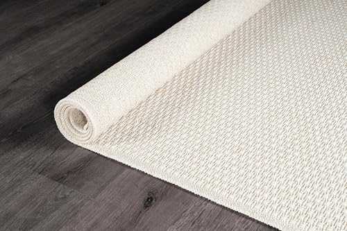 Lena Rug 2x7 Indoor Outdoor Jute-Style Rug - Washable Natural Fiber Runner for Living & Patio