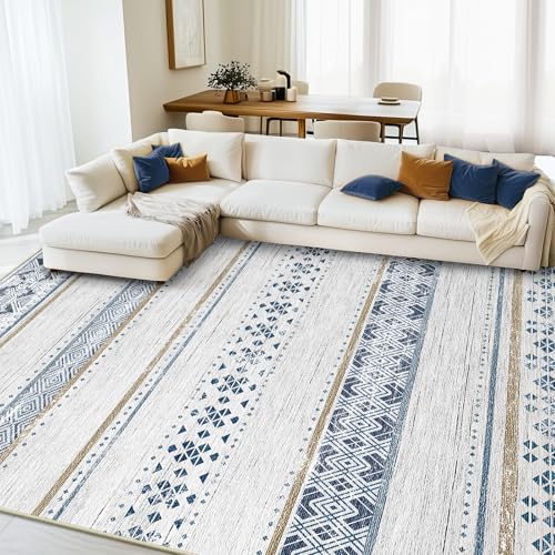 BESTSWEETIE 8x10 Area Rugs for Living Room Washable Moroccan