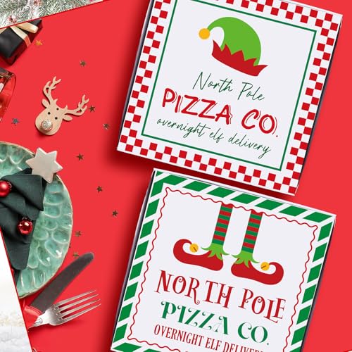 Christmas Pizza Money Box Set - 2pcs Holiday Gift Card Holders