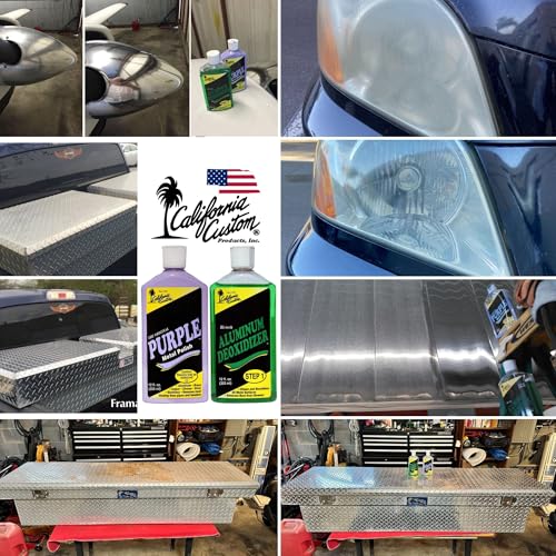 Metal Polish & Aluminum Deoxidizer Kit - Safe for Cars, Boats & Jewelry