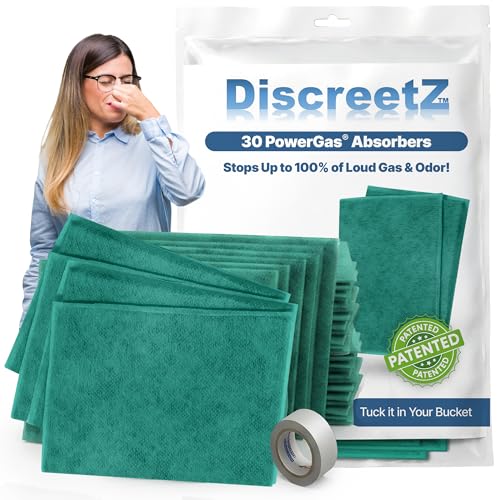 MarketFree P-30 10X-PowerGas Activated Charcoal Gas Absorbers for Flatulence Relief
