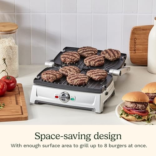 Cuisinart Griddler Compact Multi-Function Indoor Grill and Panini Press