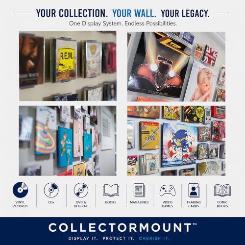 CollectorMount™ Comic Book Frame Wall Mount & Shelf Stand, 5 Pack