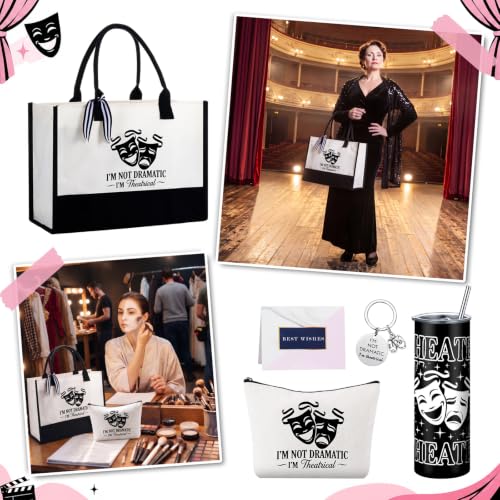 Geiserailie 8 Pcs Theater Gifts for Women – Musical Theatre Lovers (Theater Variation)