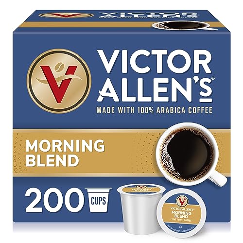 Morning Blend Coffee Pods - Light Roast - 200 Count - Compatible with Keurig K-Cup Brewers