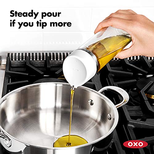 OXO Good Grips Precision Pour Oil & Vinegar Dispenser Set - Drip-Free Glass