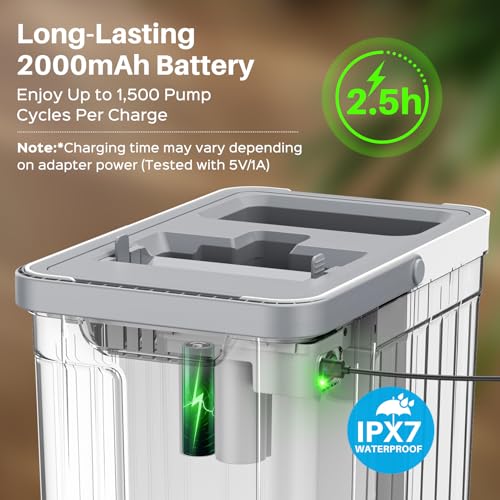 Veshiny Mop and Bucket Set with 4 Mop Pads - Flat Floor Cleaning System