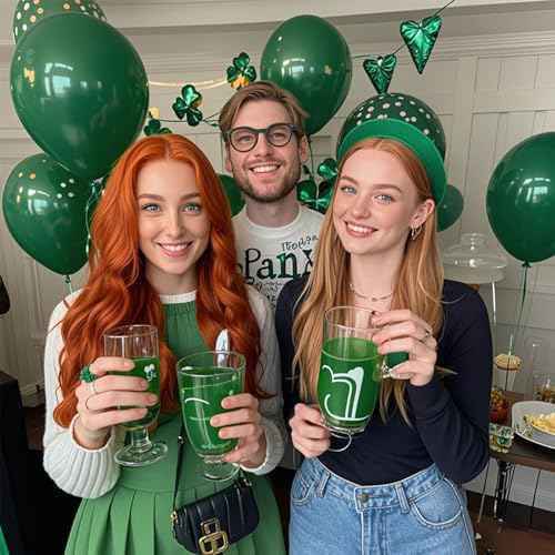 Green Balloons Green Birthday Decorations 160 Pack 5 inch Round Party Balloons for Dark Green Themed Wedding Graduation Anniversary Christmas Birthday Party St Patricks Day Backdrop Decorations