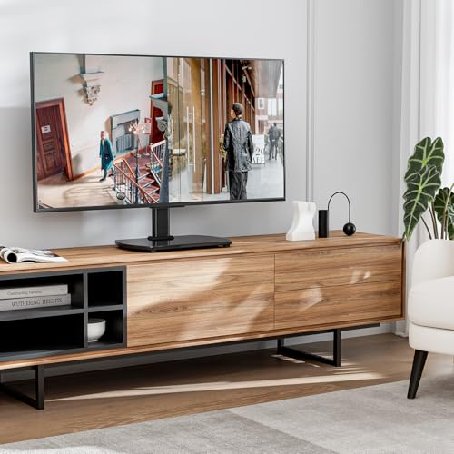 27-60 Inch Universal Swivel TV Stand with Height Adjustment & Safety Lock - Fits up to 88lbs