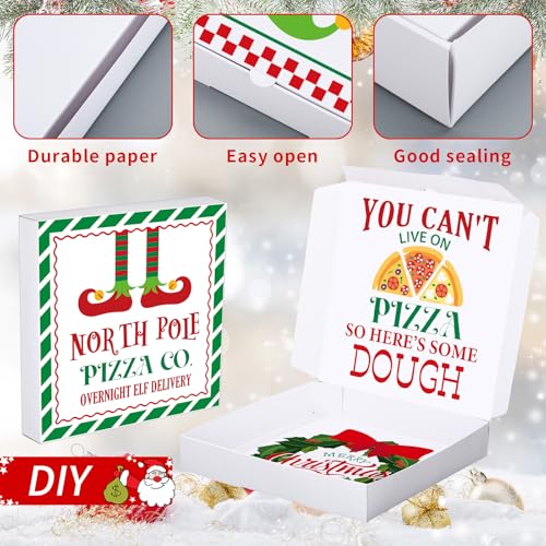 Christmas Pizza Money Box Set - 2pcs Holiday Gift Card Holders