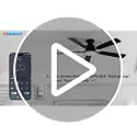 60 Inch Ceiling Fan with Lights - Remote & App Control, Dimmable LED, Reversible Flush Mount, White Variation