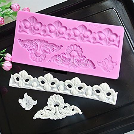 Fleur de Lis Silicone Candy Mold for Cake Decorating, Cupcake Toppers & Crafts