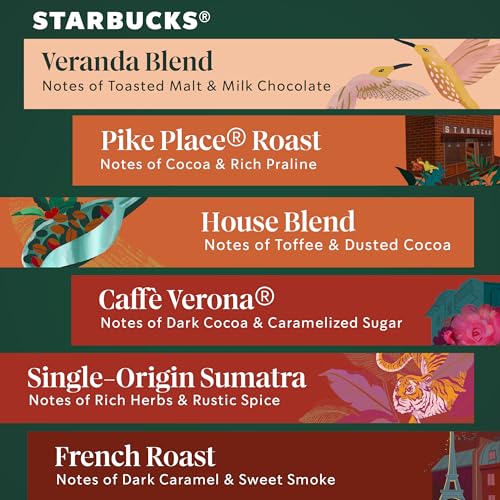 Starbucks Classic Mix Coffee Pods - 40 Keurig Single Serve Variety Pack