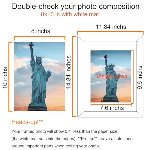 SESEAT Black 11x14 Inch Picture Frame Set of 10 Wall Mountable Photos
