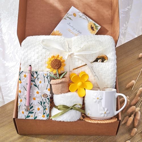 Sunshine Hugs Gift Box for Women - Self-Care & Cozy Care Package
