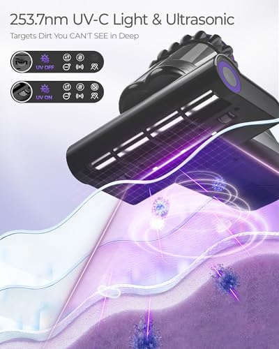 Mayking Pro Mattress Vacuum Cleaner Upgrade Model MV03 with Dust Detection & UV-C