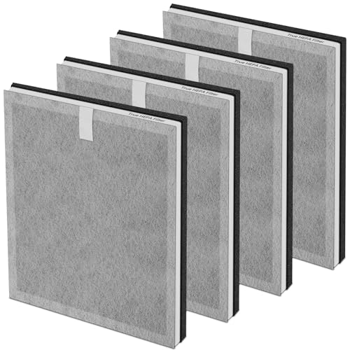 HEPA Air Filter Replacement for Pure Enrichment 3-in-1 Air Purifier PEAIRFIL 4-Pack