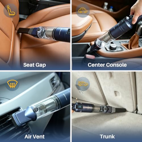 Cordless Handheld Vacuum Cleaner for Car and Home Cleaning