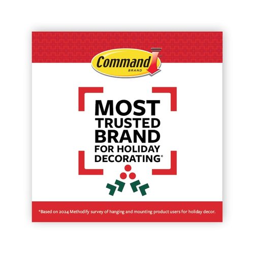 Command 15 lb Large 20 Pairs Picture Hanging Strips (40 Strips), Damage-Free Hangers for Picture Frames, No Tools Required, Great for Home Room Wall Decor, Black Adhesive