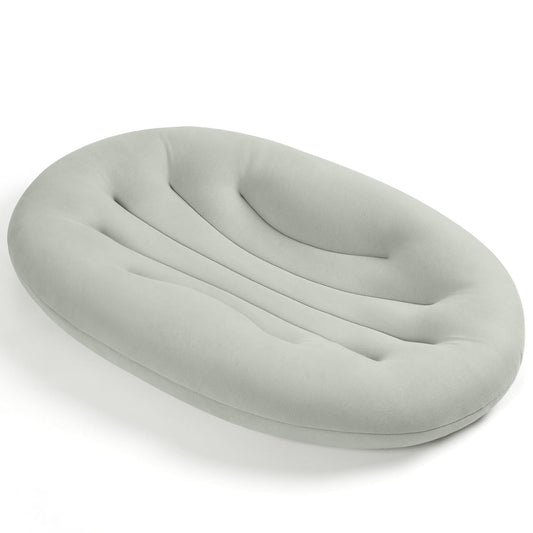 Skiennix Baby Lounger - Portable & Lightweight Pillow for Tummy Time & Diaper Changes | Skin-Friendly for 0-12 Months