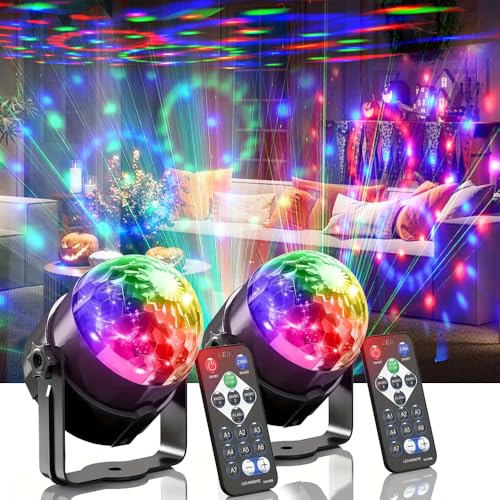 Yiixuyo Bronze 2-Piece Voice-Controlled Party Lights with Remote