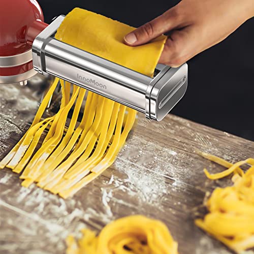 Pasta Maker Attachment for KitchenAid Stand Mixer - 3-in-1 Pasta Roller Cutter Set