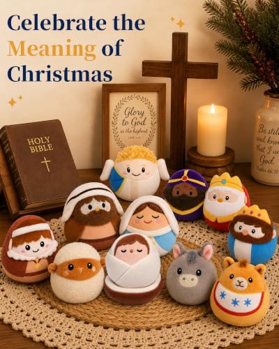 Nativity Advent Calendar 2026 for Kids Toddlers & Adults - 24 Day Holiday Gift - Variation of Nativity Advent Calendar