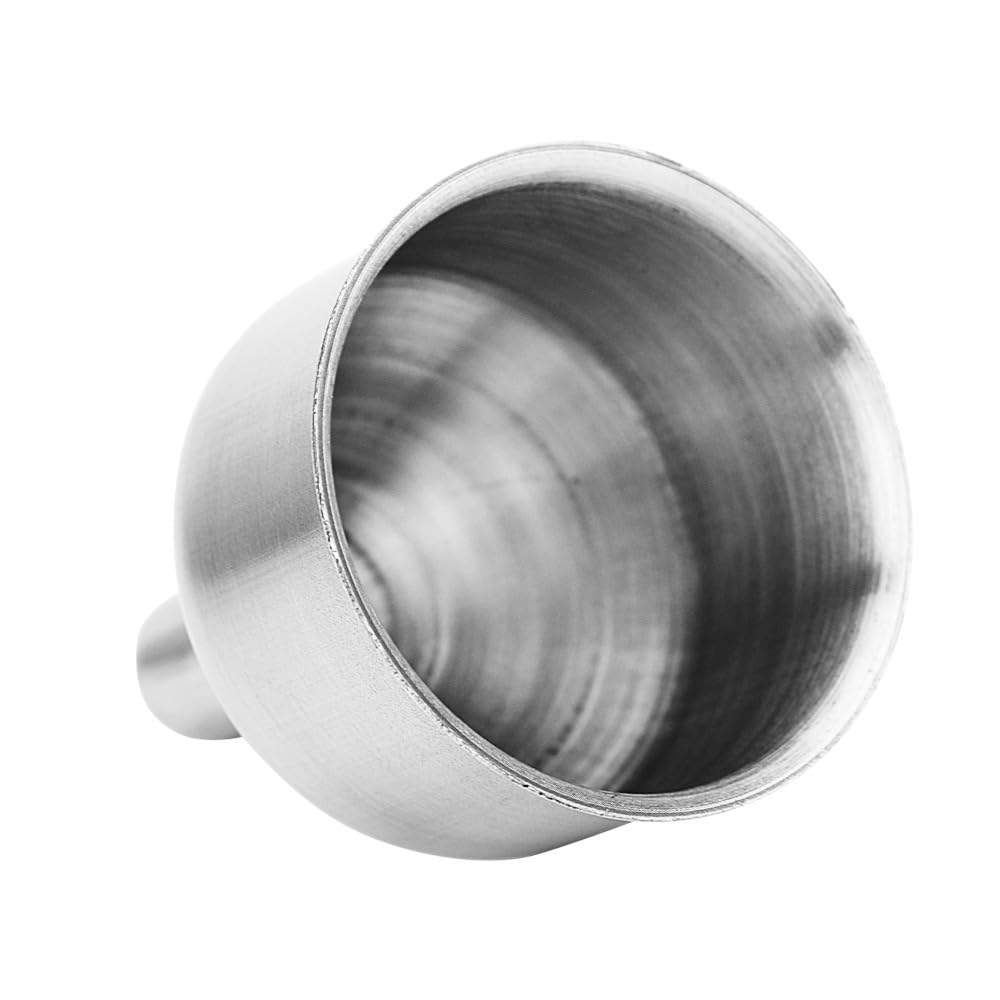 Skiennix Stainless Steel Oil & Vinegar Funnel - Perfect for Wine & Spice Filling | Compact Design