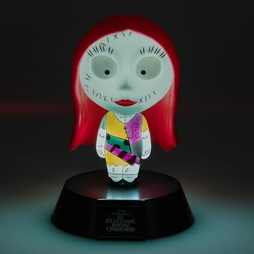 Paladone Sally Icon Light - Officially Licensed Nightmare Before Christmas Merchandise, Collectible Gift for Film Fans, Spooky Halloween Decor, Battery Powered, (10 cm)