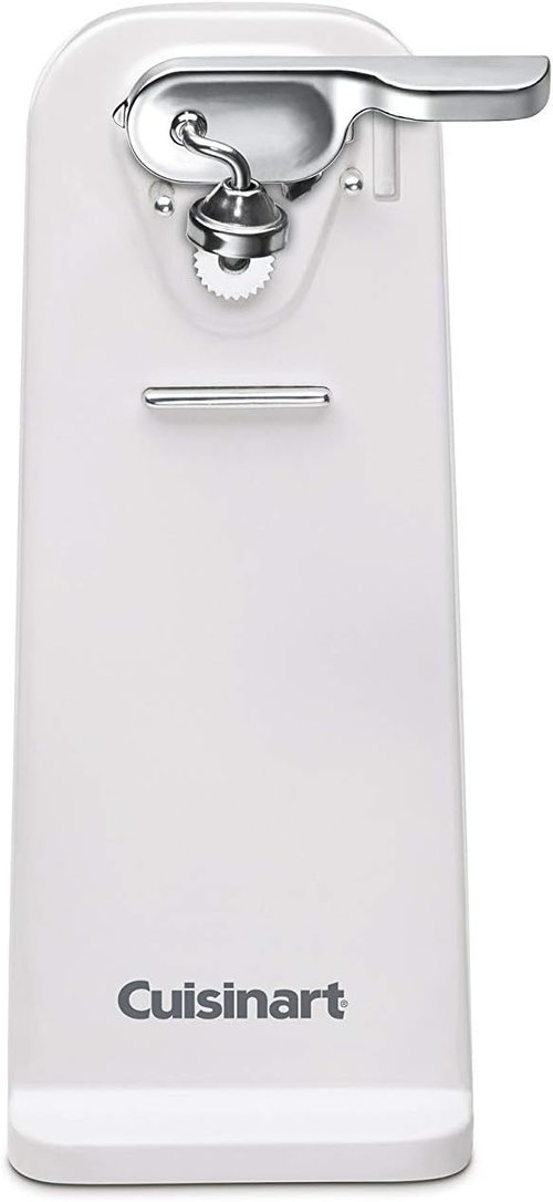 Cuisinart Deluxe Electric Can Opener - Limited Edition White Design for Effortless Opening