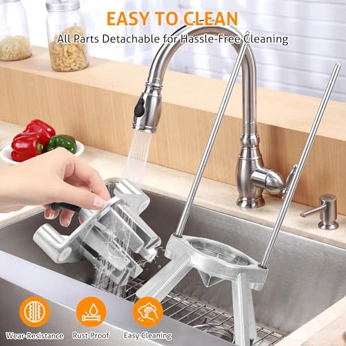 Commercial Stainless Steel 6 Wedge Fruit Lemon Lime Slicer Cutter - RISMANOR