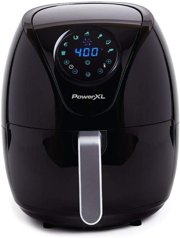 PowerXL Air Fryer 7 QT Maxx Classic - Versatile Cooking, Crisping & Roasting | Nonstick Black Finish