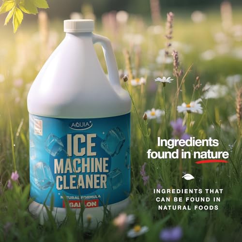 Ice Machine Cleaner and Descaler Gallon for Commercial Ice Makers - Strong & Nickel Safe