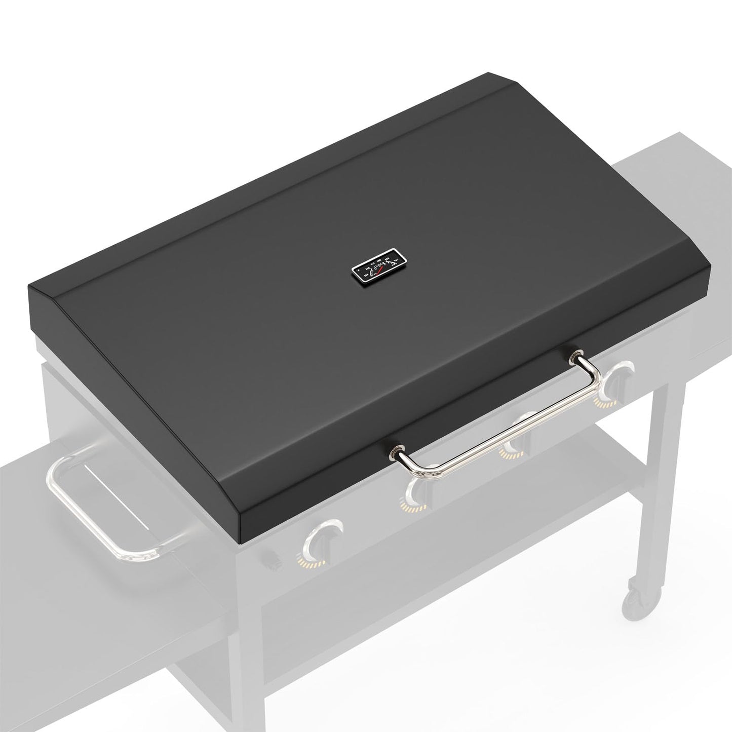 Upgrade Hinged Lid for Blackstone 36'' Griddle 1825 1565 1554 1560 1818 1836 1899 1923 2149 1841 1863 1866 2122 Flat Top Hard Cover Hood with Temperature Gauge for Most 36in Grill Griddle with Handle